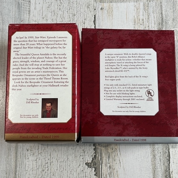Hallmark Star Wars Keepsake Ornament Bundle 98/99 - Picture 2 of 8